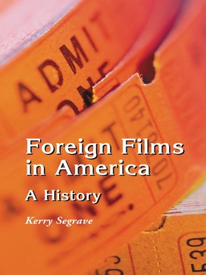cover image of Foreign Films in America